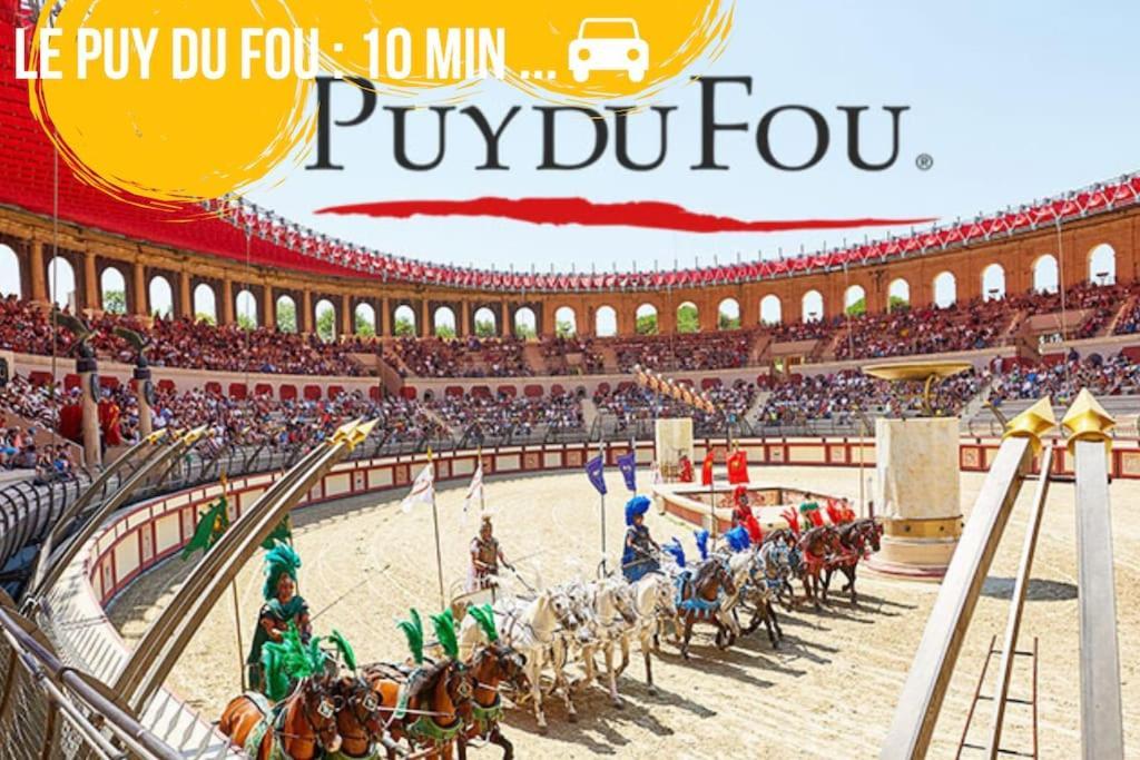 Puy Du Fou Apartment Les Herbiers Bagian luar foto
